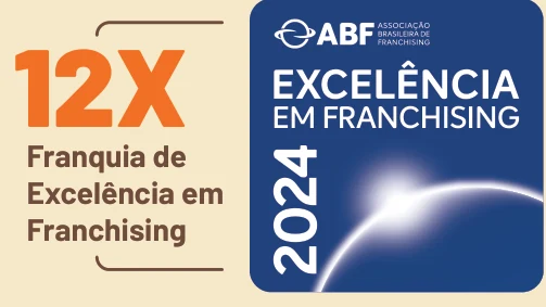 12X Selo de Excelência em Franchising ABF