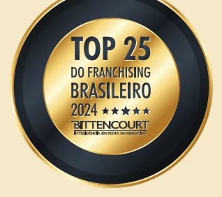 Selo Top 25 do Franchising Brasileiro 2024 — Bittencourt